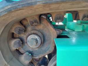 Used , TOA CC104HR Spider Crane