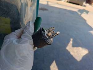 Used , AIRMAN ENCL040 Aerial work platform ( 4.0m )