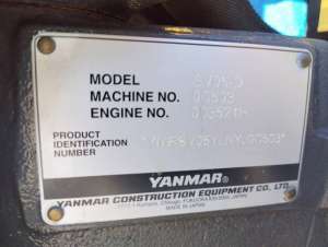 Used , YANMAR SV05-D Mini excavator