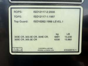 Used , CAT 303ECR Mini Excavator