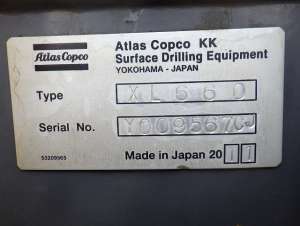 Used , Atlas Copco XL660 Crawler Drill