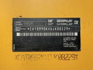 Used , CAT 990K Wheel loader