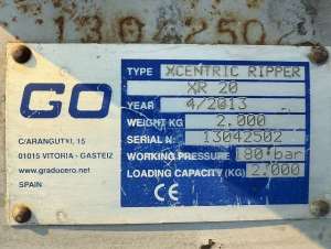 Used , FURUKAWA XR20 Xcentric ripper