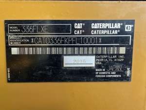 Used , CAT 336FLXE Excavator ( 1.6㎥ )
