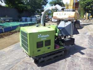Used , OHASHI GS282D Wood chipper