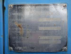 Used , AIRMAN PDSK900S Compressor