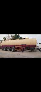 Used , Stainless steel tanker trailer
