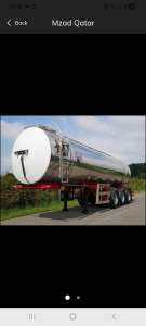 Used , Stainless steel tanker trailer