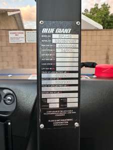 Used , Blue Giant EPJ-45 Electric Pallet Jack 